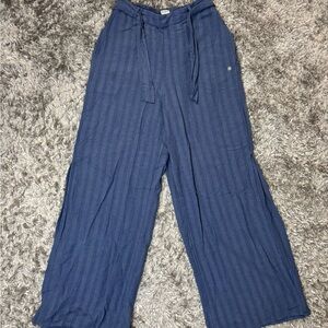 Roxy Navy Relaxed Pants